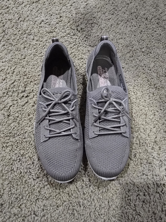 Skechers Shoes - Skechers Newbury ST Casually Dark Taupe Air Cooled Memory Foam